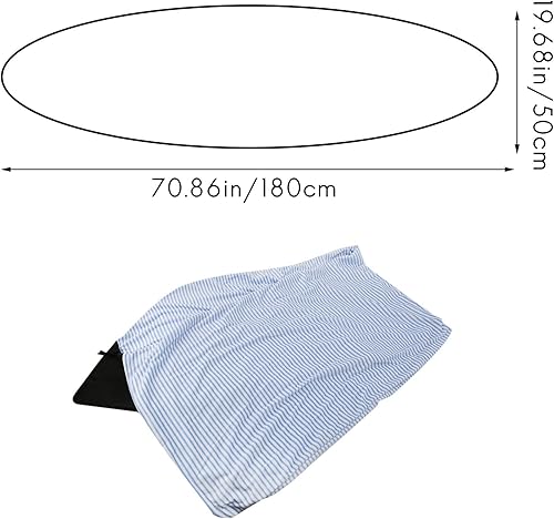 Surfboard Cover 6Ft Protettiva per Borsa da Surf con Strisce Blu e Bianche - Ysert