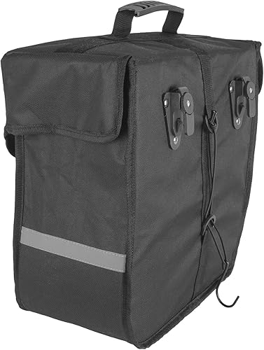 M-Wave Amsterdam, Borsa per Portapacchi Singola, ca. 18 Litri-Nero Uomo, Sinistra - Ysert