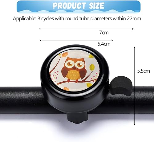 Campanello Bici Bambino, Campanello Bicicletta Per Bicicletta Per Ragazzi/Ragazze, Campanello Bici Unicorno Rosa, Mini Campanello per Bicicletta, Suono Forte, Per La Maggior Parte Delle Biciclette - Ysert