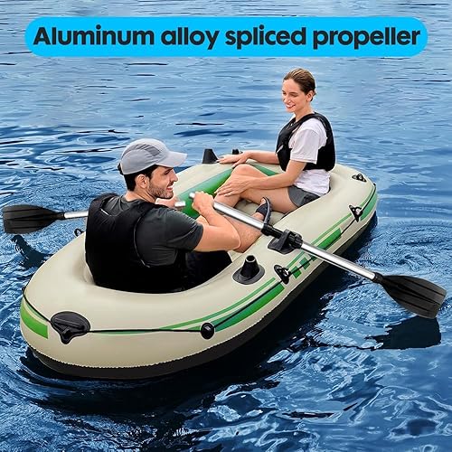 Remi per Barche, 120cm Paddle per Kayak, Alluminio e PVC Pagaia per Kayak da Canoa Gonfiabile, Paddle in Alluminio, Accessori per la Nautica - Ysert