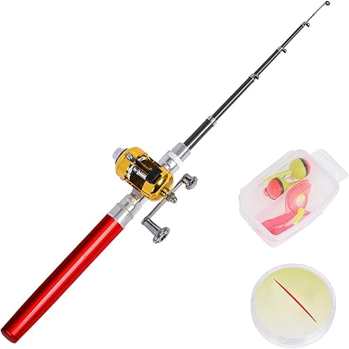 Canna Da Pesca Con Penna Tascabile - Penna Da Pesca Tascabile, Canne Da Pesca Con Penna Portatile | Canna Da Pesca Tascabile Combinata Con Canna E Mulinello, Penna Per Canna Da Pesca Da Viaggio, Canna - Ysert