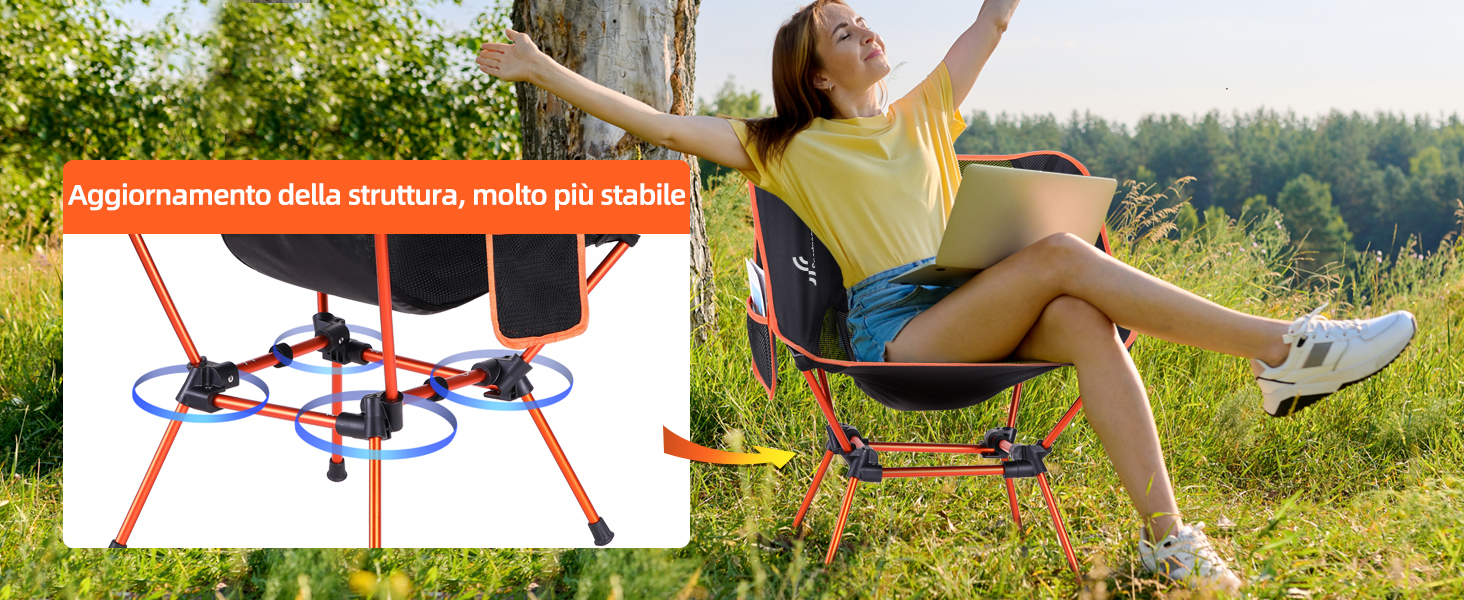 sedia da campeggio per esterni