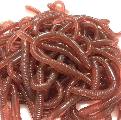 10 pezzi falsi lombrichi in plastica realistica verme morbido elastico lombrichi giocattoli trucchi, Artificiale earthworm, per Halloween - Ysert