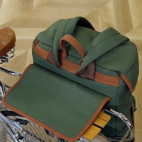 TOURBON - Borsa a tracolla per bicicletta, impermeabile, in tela, per viaggi, scuola - Ysert