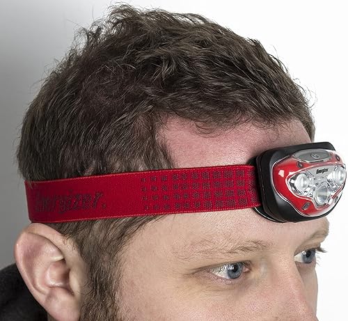 Energizer E300808800 Vision HD Lampada Frontale, Rosso - Ysert