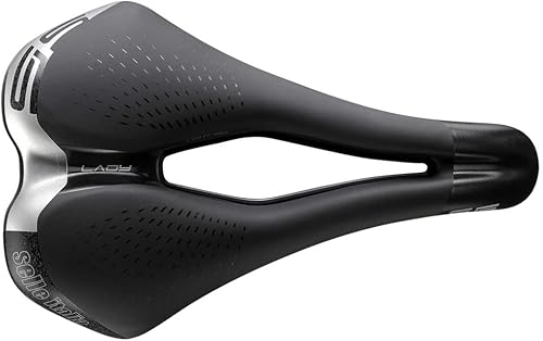 Selle Italia - Confortevole City Bike Sella S 5 Lady Superflow Donne, Rail FeC Lega Ø7, Sella Soft-Tek, Ultra Comfort Gel, Durevole, Nastro Riflettente Alta Visibilità, Ergonomico - Ysert