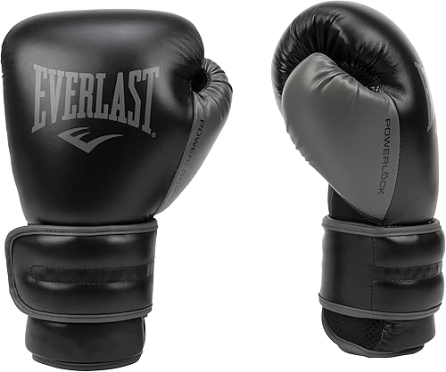 Everlast Powerlock2-Guanto, Guanto da Allenamento 12 Once Unisex Adulto - Ysert