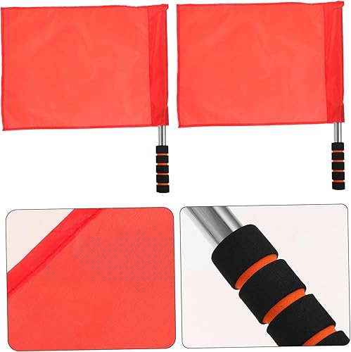 BESPORTBLE 4 Pz Bandiera del Segnale Manuale Mini bandierine Rosse sul Atletica Leggera con Bandiere Rosse e Bianche Calcio Forniture Bandiera Rossa e Bianca Bandiera a Mano Il - Ysert