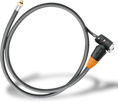 SKS, Connettore valvola per pompa da bici, con tubo incluso E.V.A. - Ysert