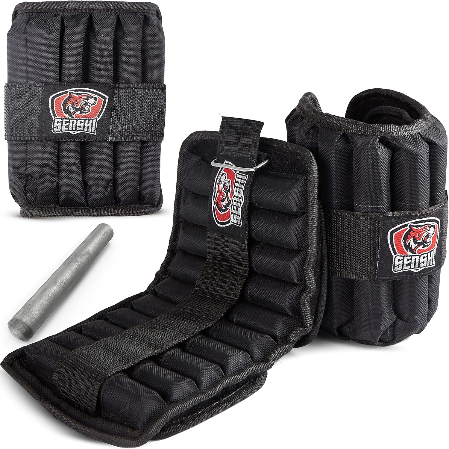 Pesi regolabili alla caviglia più pesanti per jogging, corsa, aerobica, yoga, passeggiate per polsi e caviglie - Ysert