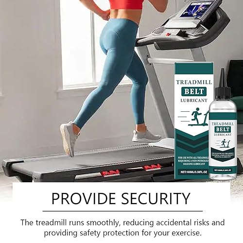 Gwtdtoad Lubrificante per tapis roulant per cinture, lubrificante per tapis roulant, riduzione del rumore, lubrificante per cintura 'olio, con tappi a vite di precisione per tutti i tipi di tapis - Ysert