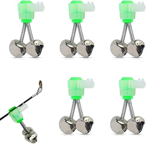 5 Pezzi Anti-Caduta Campanella Indicatore Bissanzeiger Glocke Pesca Mare Pesca Libera Cannarecci Pesca Accessori - Ysert