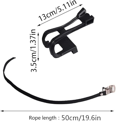 DONGKER Clip Pedali Bici,1 Paio Cinghie Pedale per Bicicletta Puntapiedi per MTB Cyclette Spin Bike - Ysert
