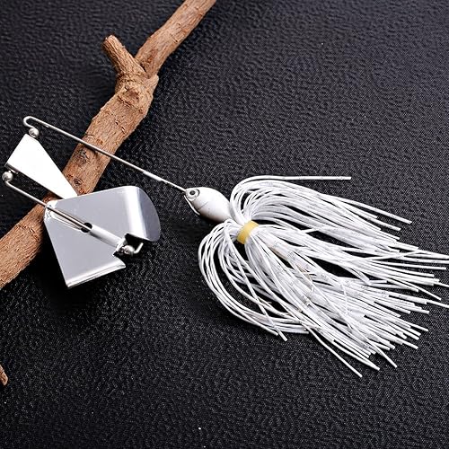 Sougayilang Esche da pesca Buzzbait Spinnerbait Jigs Lure per spigola luccio pesca - Ysert