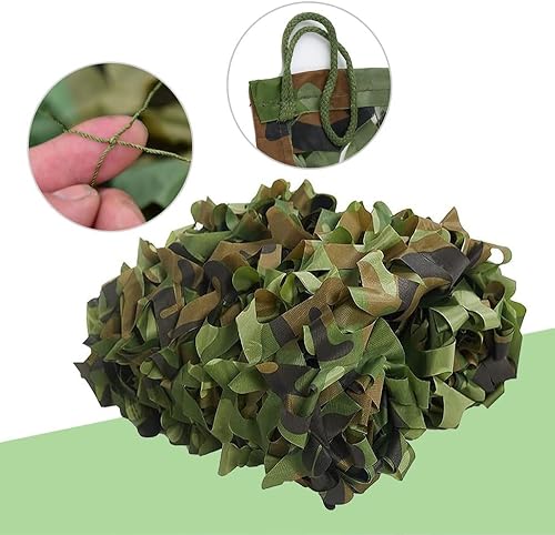 Rete Mimetica 2x5m 3x6m 4x9m 5x5m 6x10m 8x15m Rete Caccia Militare reticolato da Camuffamento Parasole(3X6M) - Ysert