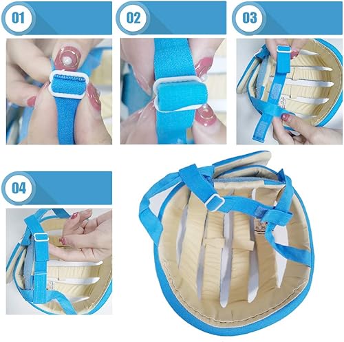 IULONEE Casco da Bambino Infantili Cappello di Testa di Cotone Cappello del Bambino Baby Helmet Regolabile di Sicurezza Casco Neonati (Stellato Blu) - Ysert