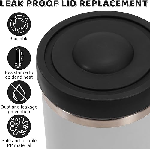 Stanley Cup - 2 coperchi di ricambio per Stanley Cup a prova di perdite, riutilizzabili (rosa) - Ysert