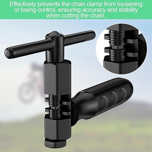 Smagliacatena Moto, Strumento per Spezzare Attrezzi Bici, Utensili per Catene di Biciclette Rompicatena Kit, Strumenti per La Riparazione della Bicicletta Toglimaglie Tensioner - Ysert