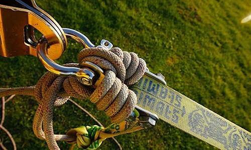 Gibbon Slackline, grillo, Lunghezza Interna: 48 mm, Larghezza Interna: 24 mm, carico di Rottura: 7,2 t, Acciaio Inossidabile, da Utilizzare in connessione con Le imbracature Round Sling di Gibbon - Ysert