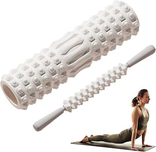 Foam Roller - Rullo Massaggio Muscolare - Rullo Foam Roller - Rullo Per Massaggio Muscolare | Rullo Allenamento | Per Massaggio Dei Tessuti Profondi Per Esercizi Di Stretching - Ysert