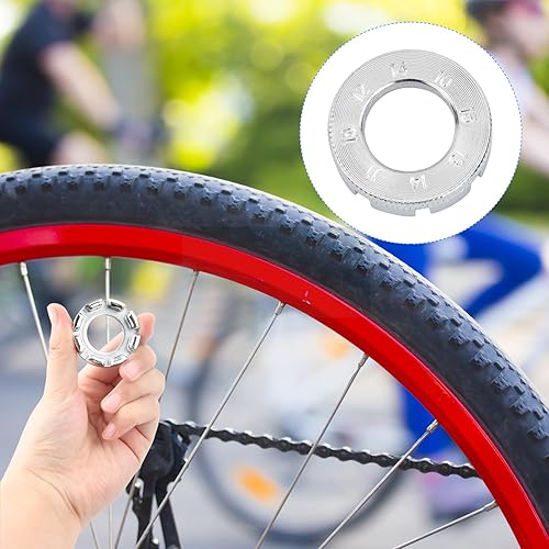Tiraraggi Bici Universale, Set di 7 Chiave per Raggi della Bicicletta, con Leva per Pneumatici, Tiraraggi Bicicletta Professionale, Tiraraggi Park Tool per Regolare Cerchi di 10g-15g - Ysert