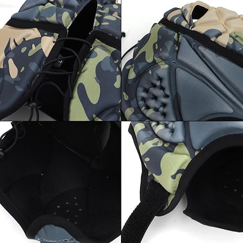 Casco da Rugby da uomo e donna, casco di protezione calcio Responsivo, berretto anti-collisione sportivo regolabile per calcio Rugby Skateboard Hockey - Ysert