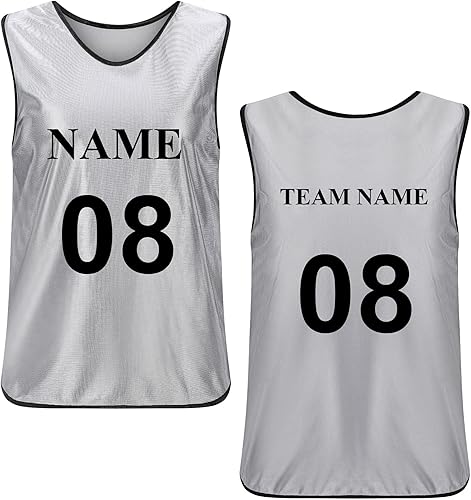 TopTie (prezzo/pezzo) Gilet da allenamento personalizzati Scrimmage bavaglini da calcio per adulti - Ysert