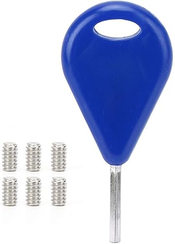 Vbest life Accessori per tavola da Surf Chiave per Pinna da Surf Chiave per timone + Set di Viti, per Attrezzatura Surf FCS Fins(Blu) - Ysert