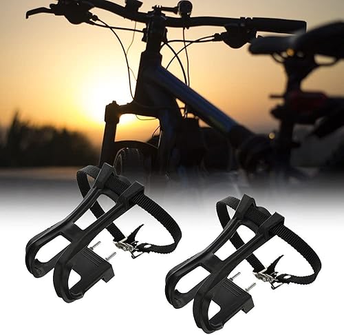 DONGKER Clip Pedali Bici,1 Paio Cinghie Pedale per Bicicletta Puntapiedi per MTB Cyclette Spin Bike - Ysert