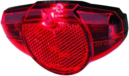 AXA Fanale Posteriore Spark, Colore: Rosso Unisex Adulto, One Size - Ysert