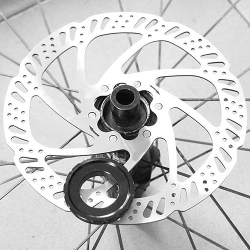 ANBOO Dischi Freno Bicicletta, 2 Pezzi Freno a Disco 160mm, Disco Freno per Freni a 6 fori, Acciaio Inossidabile, con 12 Bulloni - Ysert