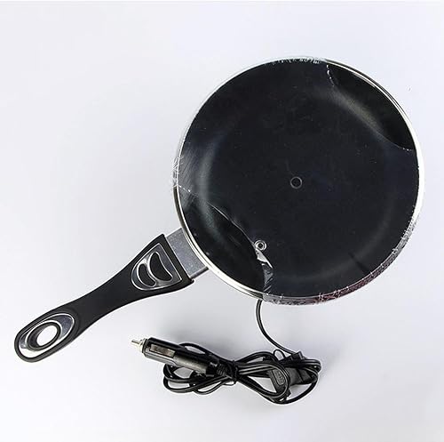 Padella Elettrica per Veicoli, Utensile Da Cucina Portatile con Coperchio per Picnic E Campeggio, 24 V 250 W - Ysert