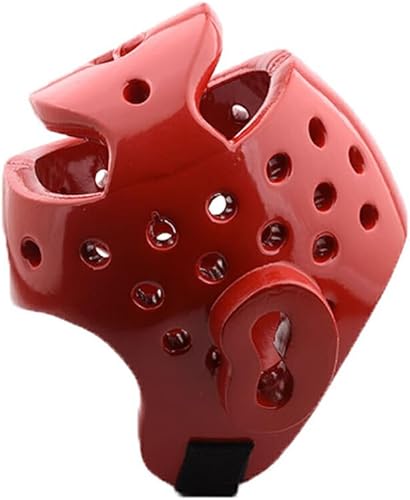 Casco professionale da Taekwondo con vestibilità regolabile e equipaggiamento protettivo da allenamento leggero per bambini adulti in PVC, Blu, M - Ysert