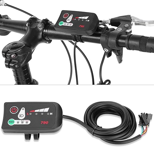 Pannello di Controllo Display LCD Ebike, Display per Bicicletta elettrica, Display a LED Intelligente 24V 36V 48V ebike Display LCD LED880 Impermeabile per Controller KT(36V) - Ysert