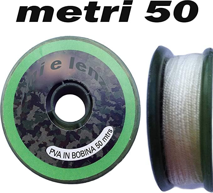 Filo Pva Metri 50 Stringa Pesca Carpfishing Lenza Solubile Carpa 2 Pz. - Ysert