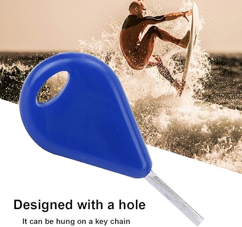 Vbest life Accessori per tavola da Surf Chiave per Pinna da Surf Chiave per timone + Set di Viti, per Attrezzatura Surf FCS Fins(Blu) - Ysert