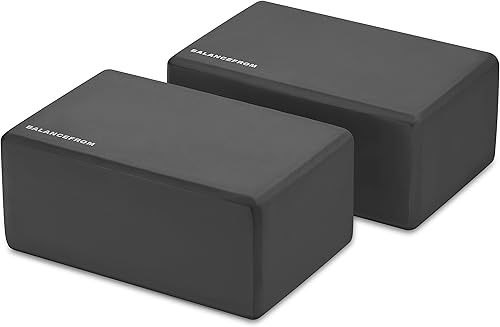 Fitvids - Tappetino da yoga universale ad alta densità, spessore 1,3 cm, resistente agli strappi, con cinghia da indossare e blocchi da yoga opzionali, multiplo - Ysert
