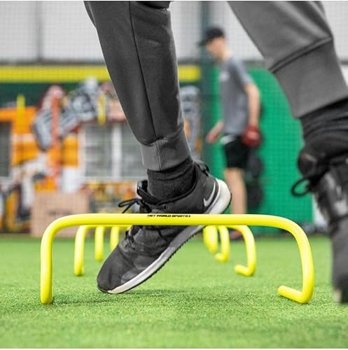 Trade Shop - Set 5 Ostacoli per Allenamento velocità Forza Agilità Scatto Altezza da 40cm - Ysert