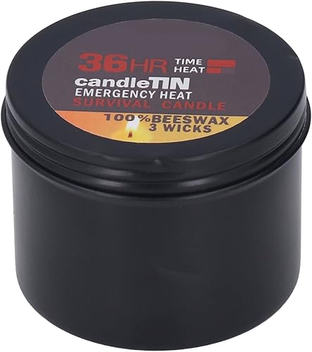 3 StoppiniCandele Alla Citronella da Esterno con Coperchio, Candela di Emergenza per Barbecue da Campeggio, Candela di Sopravvivenza di 36 Ore Other Collectibles - Ysert