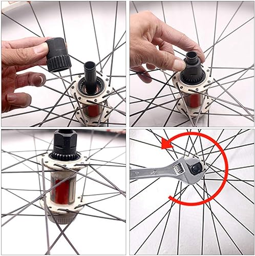Strumento per Bicicletta Acciaio al Cromo-vanadio Bici Posteriore Anello di bloccaggio Rimozione Strumento di Riparazione Dado per DT 350 240 440 540 Cricchetto - Ysert