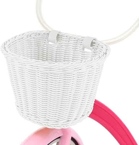 Cestino Bici Bambina, Cestino Bici Bambino per Ragazze Ragazzi, Cestino Bicicletta Bambina Piccola, Intrecciato a Mano, Stretto e Robusto - Ysert