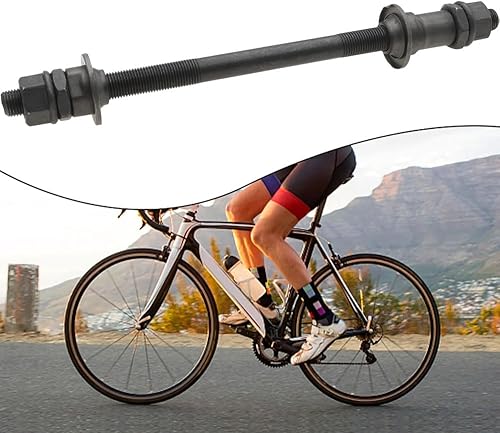 Asse per bicicletta da 190 mm per bicicletta a velocità multipla mozzo posteriore asse 3/8 pollici ricambio per bici da strada Mountain Bike MTB BMX 1 pezzo - Ysert