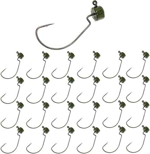 Piombo Fungo JigHead 1/8 oz - Zucca Verde - EWG - Ysert