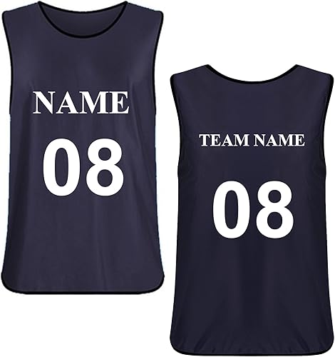TopTie (prezzo/pezzo) Gilet da allenamento personalizzati Scrimmage bavaglini da calcio per adulti - Ysert