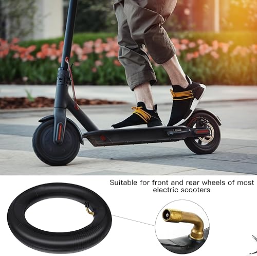 2 Pezzi Camera d'Aria 10 X 2,125, Camera d'Aria per Scooter, Camera d'Aria per Monopattino Elettrico, Confezioni di Camere d'Aria in Gomma, per Scooter Elettrici, Scooter a Benzina - Ysert