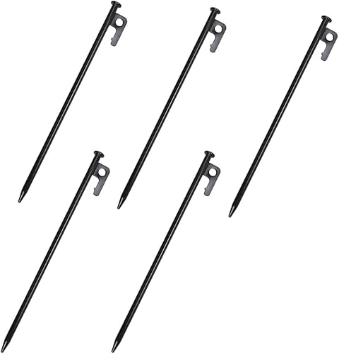 Picchetti per in Metallo, Acciaio Resistente, 40 Cm, per, Decorazioni, Picnic, Facili da Usare - Ysert