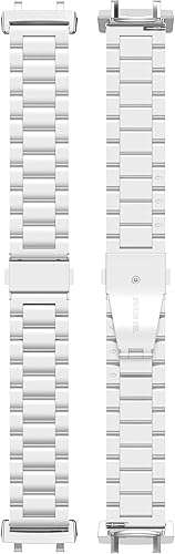 Compatibile con Amazfit T-Rex 3 cinturino in metallo, acciaio inox, cinturino di ricambio regolabile per Amazfit T-Rex 3 48 mm accessori - Ysert