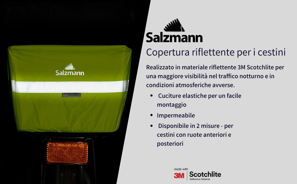 descriptive banner with product details on the salzmann basket cover 