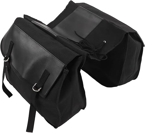 Borsa Posteriore per Bici, Borsa per Bagagliaio per Sedile Posteriore Portatile per Bicicletta Borsa per Bagagliaio per Mountain Bike di Grande Capacità Borsa per Bicicletta Posteriore per(Nero) - Ysert