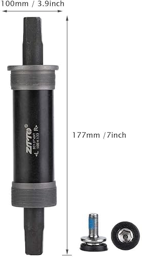 Movimento Centrale Conico in Acciaio per Bicicletta Movimento Centrale Innenlager Cuscinetto Accessori per Mountain Bike da Strada(100 * 177mm) - Ysert